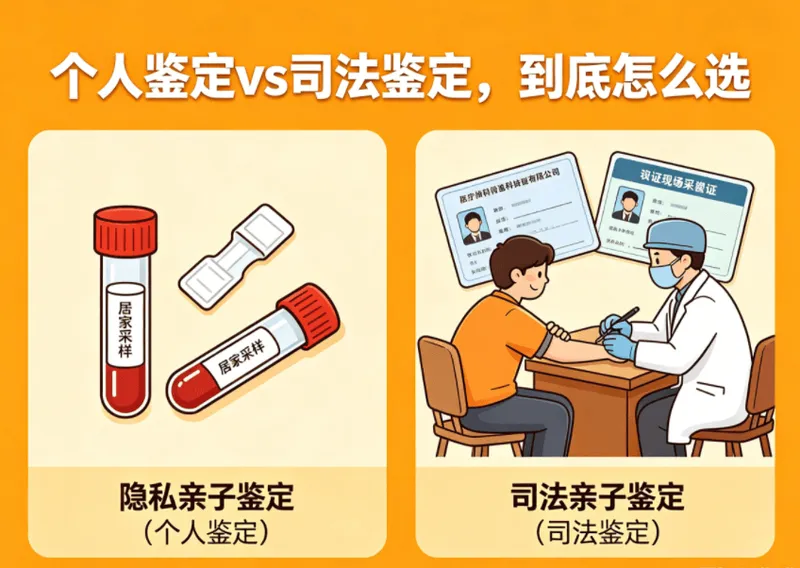 个人鉴定 vs 司法鉴定,到底怎么选|亲子鉴定选型科普