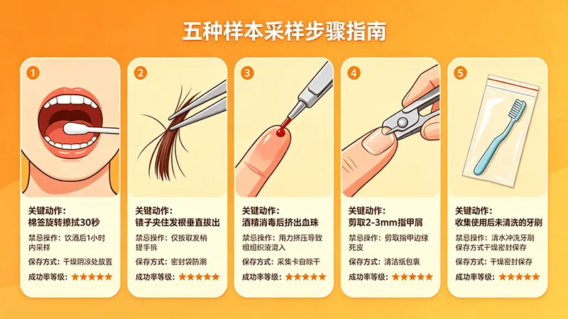 5种常用样本采集指导