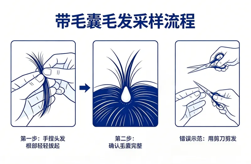 毛发样本采集方法