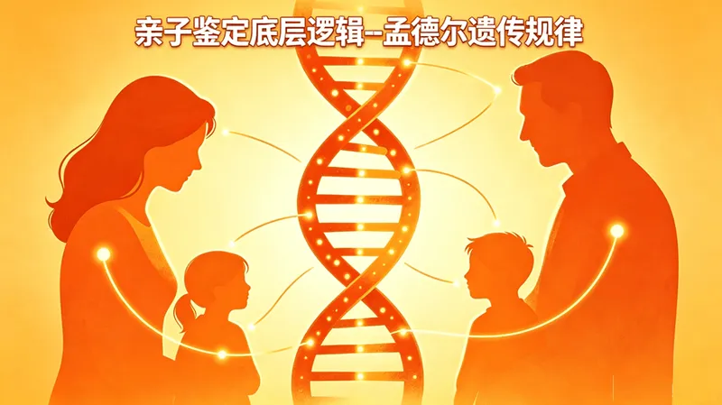 亲子鉴定底层逻辑:孟德尔遗传规律