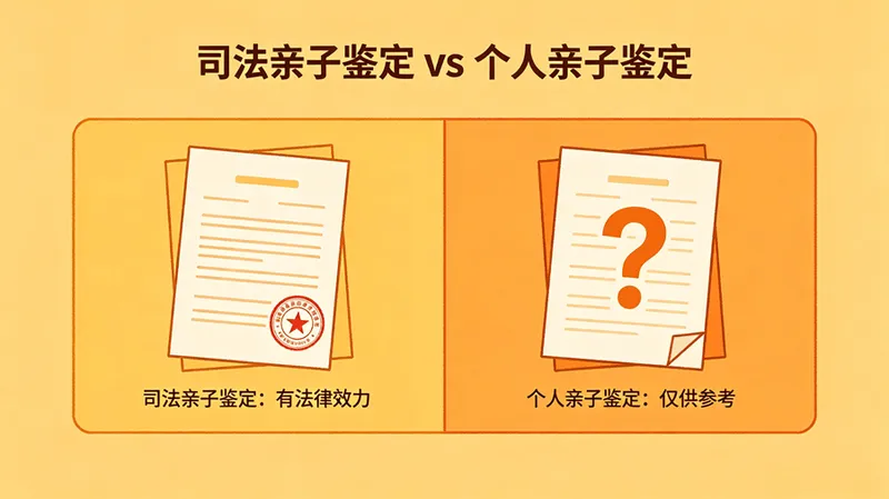 司法亲子鉴定和个人隐私亲子鉴定的区别